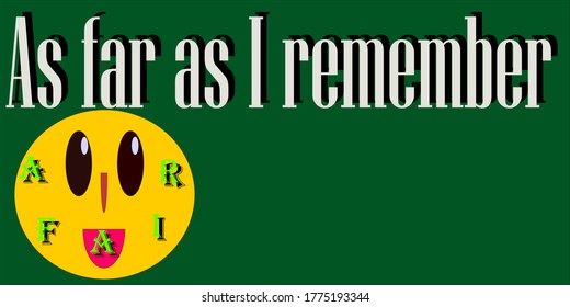 As far as I remember communication sentence presented with shot form vector word illustration.