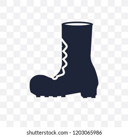 far west Boot transparent icon. far west Boot symbol design from Desert collection. Simple element vector illustration on transparent background.