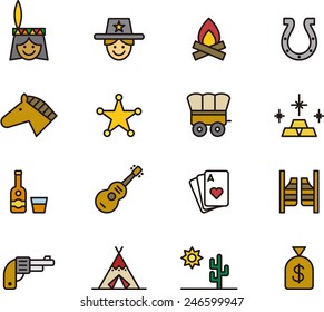 Far West icons