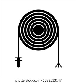Far West Simple Vector line icon, on white background.