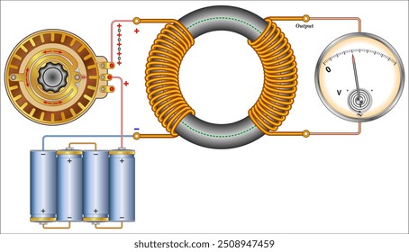 La ley de Faraday es una ley del electromagnetismo que predice cómo un campo magnético interactuará con un circuito eléctrico para producir una fuerza electromotriz.