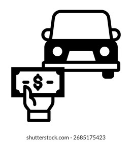 Fare Icon Mixed Vector Illustration