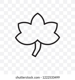 Farenheit vector linear icon isolated on transparent background, Farenheit transparency concept can be used for web and mobile