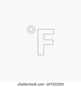 farenheith degrees sign