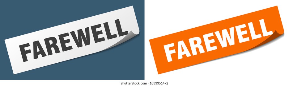 Farewell Stickers High Res Stock Images Shutterstock