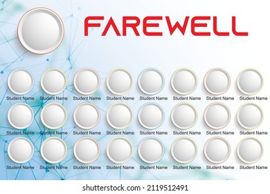 Farewell Or Party Background Banner Design 