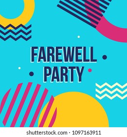 Farewell Party Illustration Stock Vector (Royalty Free) 1097163911 ...