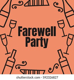 farewell party illustration