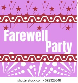 farewell party illustration