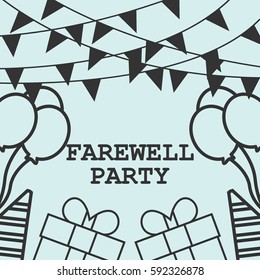 farewell party illustration