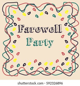 farewell party illustration