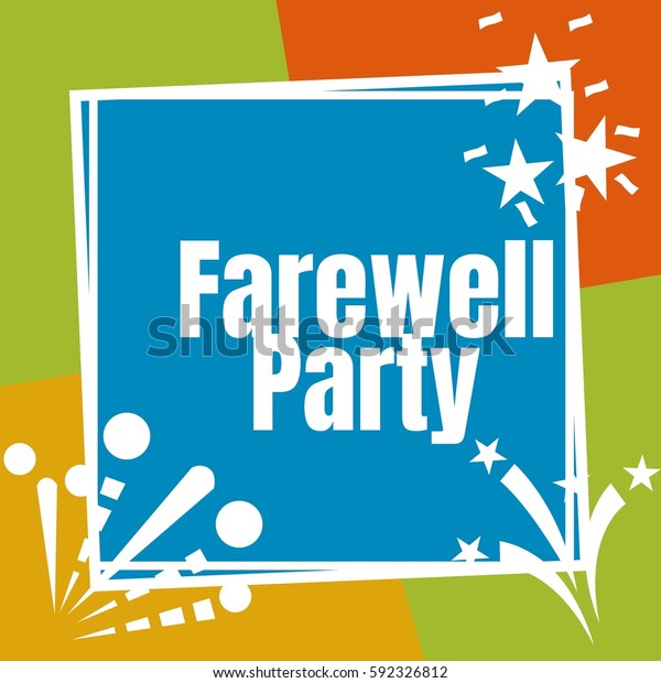 Farewell Party Illustration Stock Vector (Royalty Free) 592326812