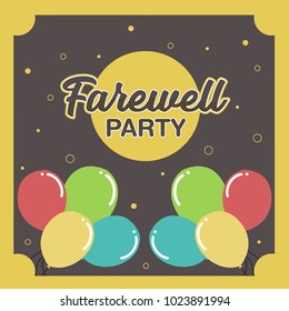 Farewell Party Illustration Design Stock Vector (Royalty Free ...