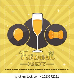 Farewell Party Illustration Design