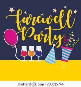 Farewell Party Illustration Design Vector Stock Vector (Royalty Free ...