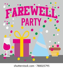 Farewell Party Illustration Design Vector