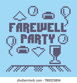 Farewell Party Illustration Design Vector