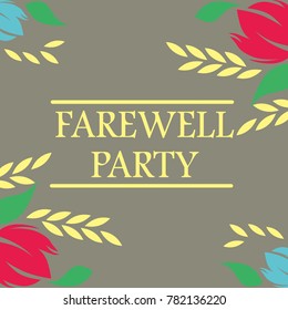 Farewell Party Illustration Vector