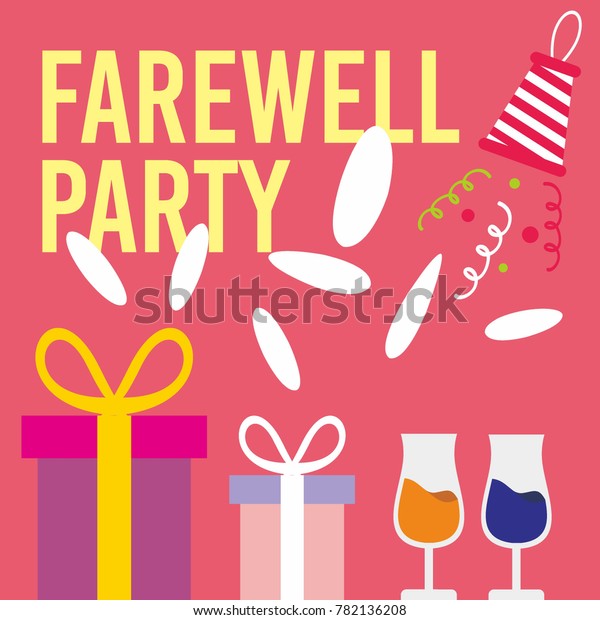 Farewell Party Illustration Vector Stock Vector (Royalty Free) 782136208