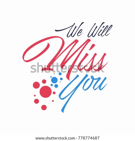 farewell party template we will miss stock vector royalty free invitation card of farewell party