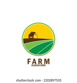 farm agriculture and nature icon vector illustration template design