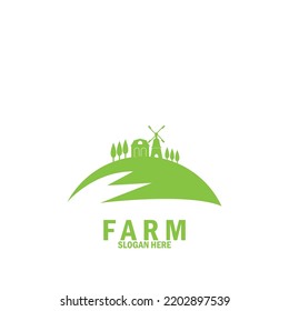 farm agriculture and nature icon vector illustration template design