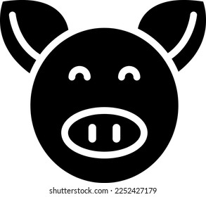 Farm and agriculture symbol. Vector pictogram in line style on white background 