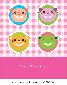 farm animal card