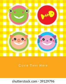 farm animal card