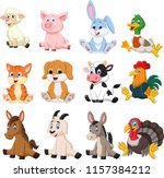 Farm animal collection set