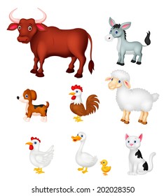 Farm animal collection set