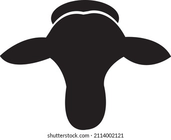 farm animal head vector icon illustration..eps