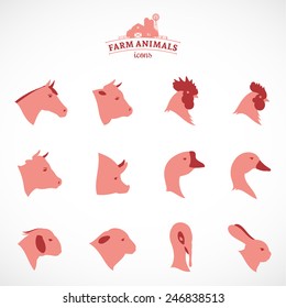 Farm Animal Icons