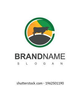 Farm Animal Logo Design Vector
