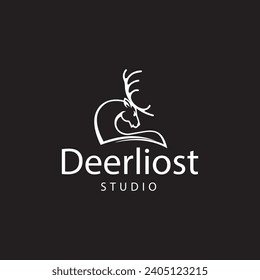Farm animal logo design vector 
