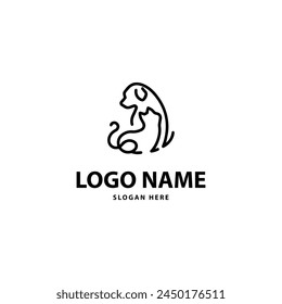 Farm animal logo design vector