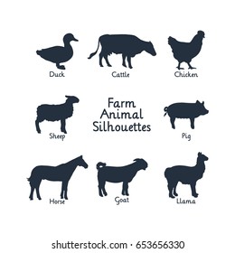 Farm Animal Vector Collection 
