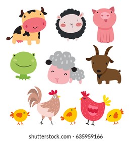 Farm animals character design