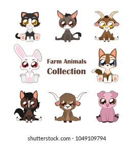 Farm animals collection