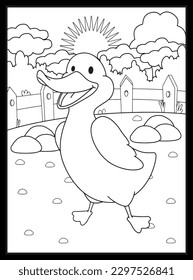 Farm Animals Coloring Pages for kids