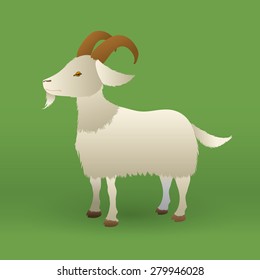 Farm animals design over green background, vector illustration.