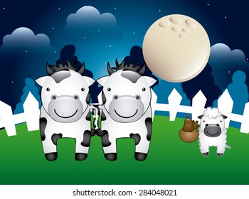 farm animals design, vector illustration eps10 graphic 