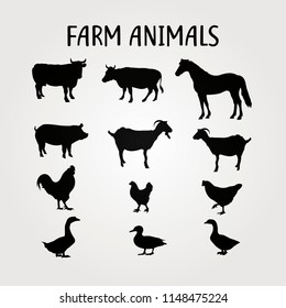 Farm animals, EPS 10