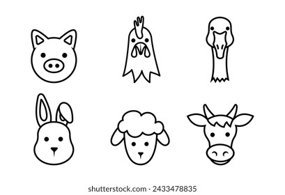 Farm animals from the Front