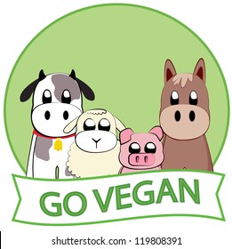 Go Vegan Images Stock Photos Vectors Shutterstock