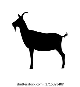 Farm Animals Goat Icon Vector Illustration