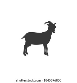 Farm Animals Goat Icon Vector Illustration