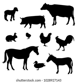 farm animals icons