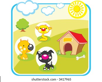 Farm animals set 1