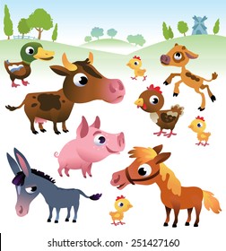 Farm animals set 